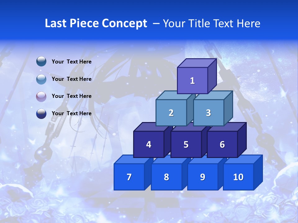 A Powerpoint Presentation With A Blue Background PowerPoint Template