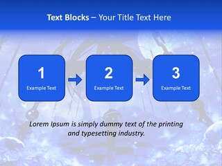 A Powerpoint Presentation With A Blue Background PowerPoint Template