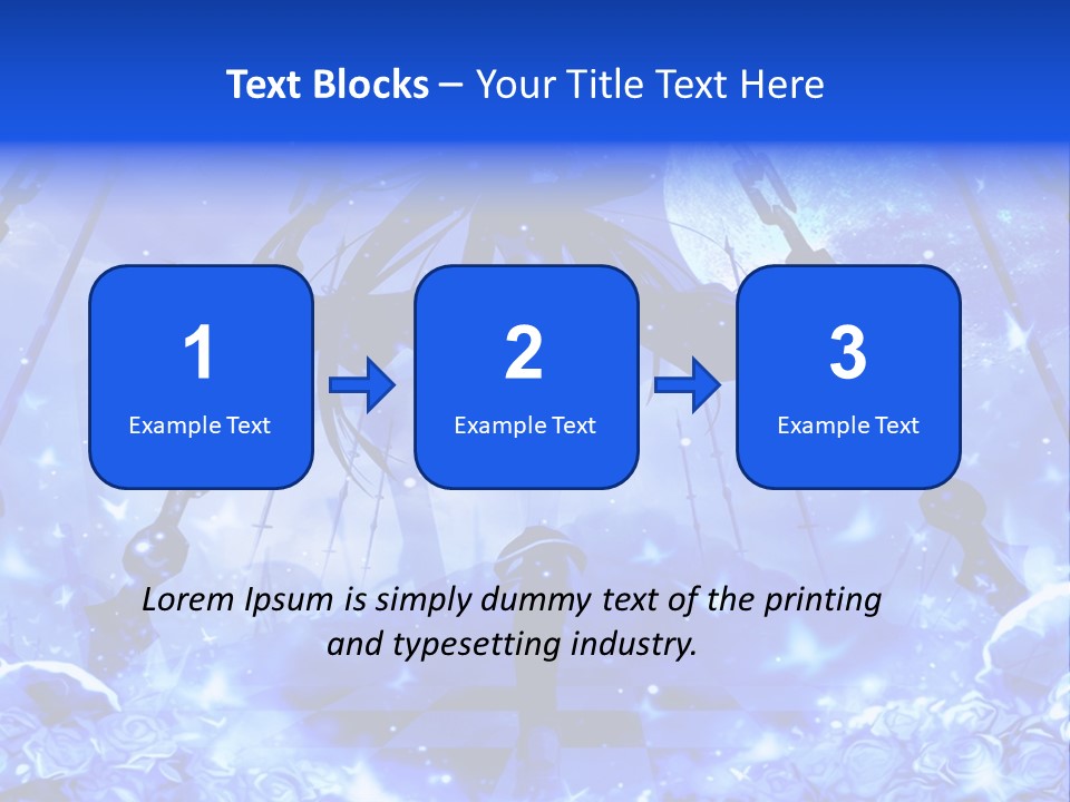 A Powerpoint Presentation With A Blue Background PowerPoint Template