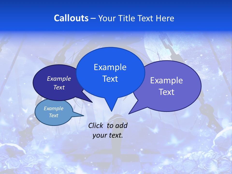A Powerpoint Presentation With A Blue Background PowerPoint Template