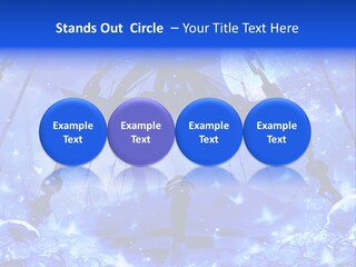 A Powerpoint Presentation With A Blue Background PowerPoint Template