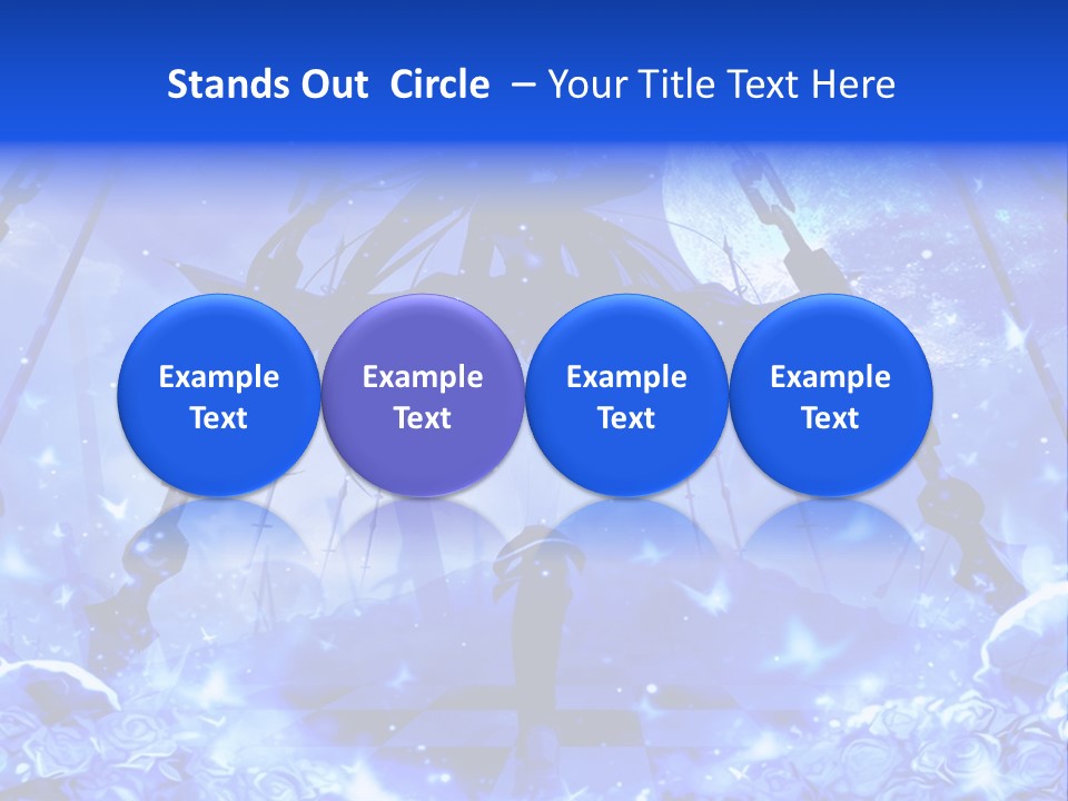 A Powerpoint Presentation With A Blue Background PowerPoint Template