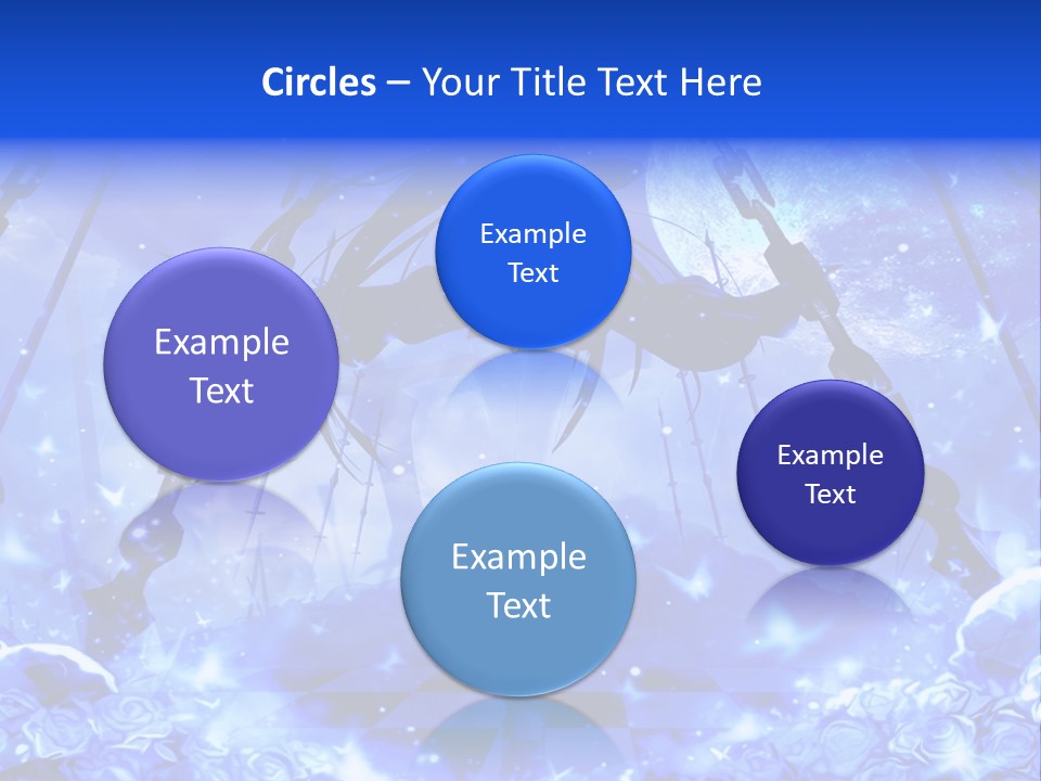 A Powerpoint Presentation With A Blue Background PowerPoint Template