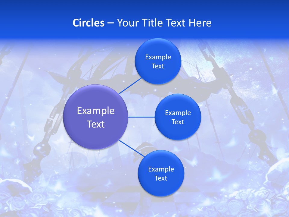 A Powerpoint Presentation With A Blue Background PowerPoint Template
