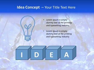 A Powerpoint Presentation With A Blue Background PowerPoint Template