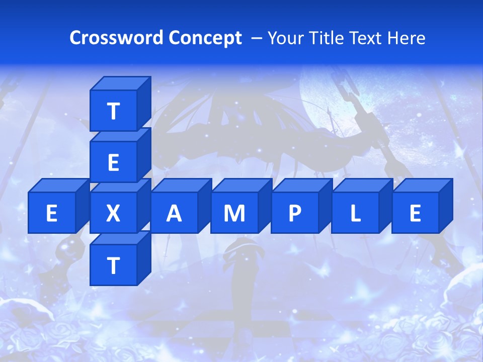 A Powerpoint Presentation With A Blue Background PowerPoint Template