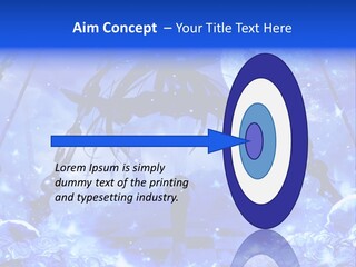 A Powerpoint Presentation With A Blue Background PowerPoint Template