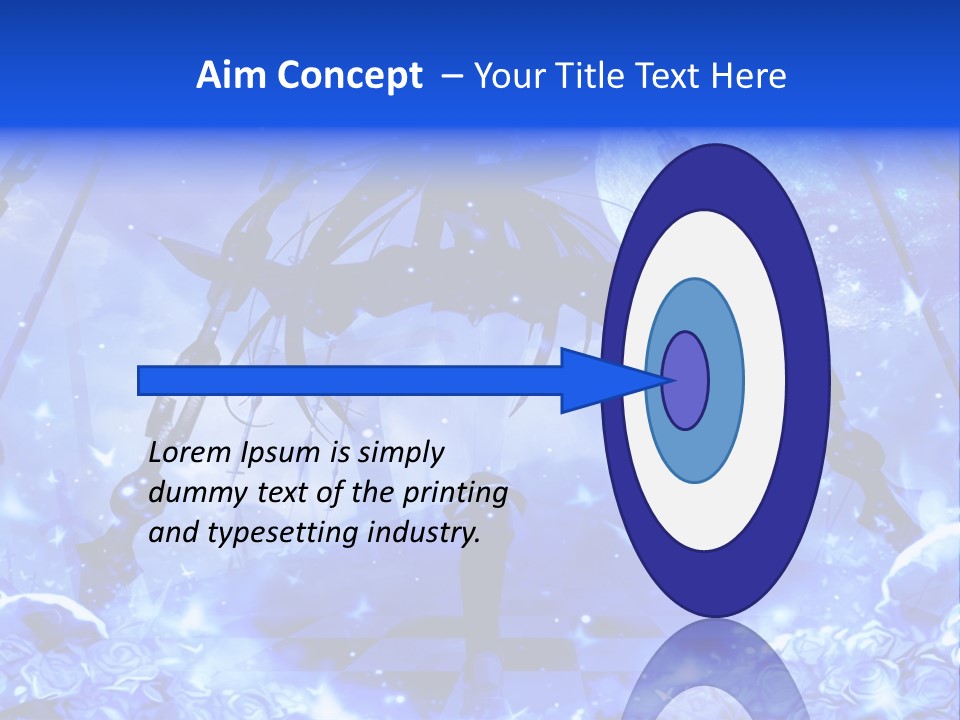 A Powerpoint Presentation With A Blue Background PowerPoint Template
