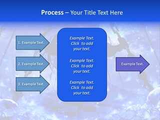 A Powerpoint Presentation With A Blue Background PowerPoint Template