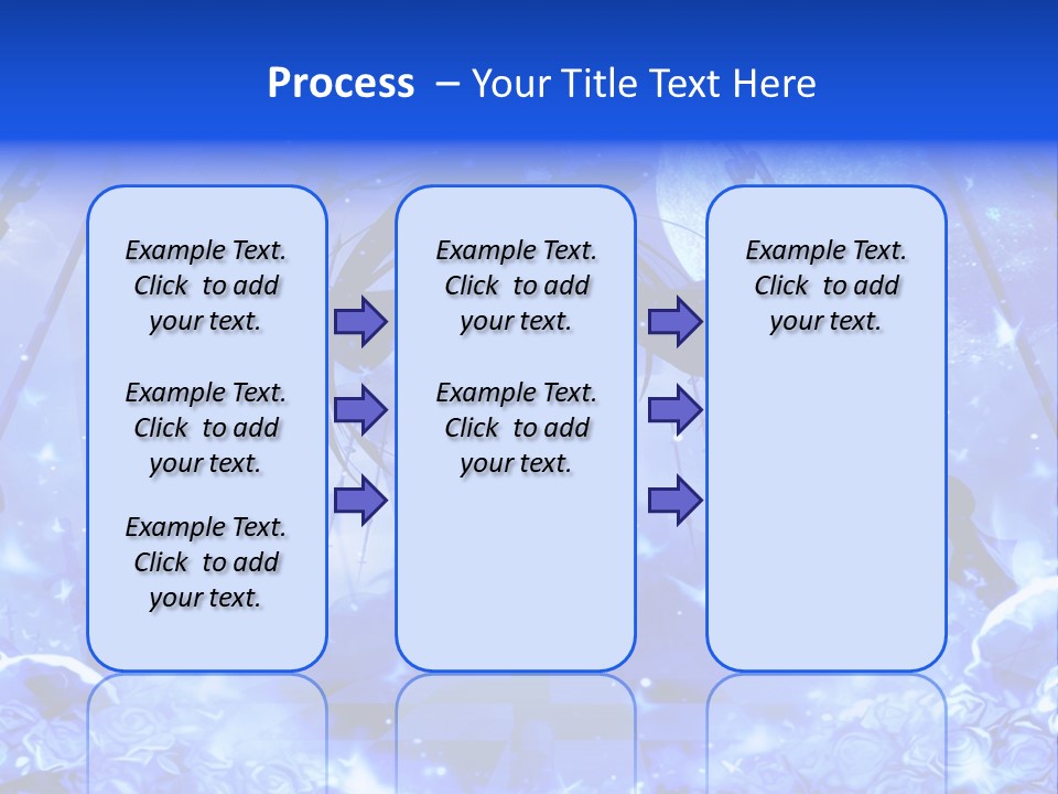 A Powerpoint Presentation With A Blue Background PowerPoint Template
