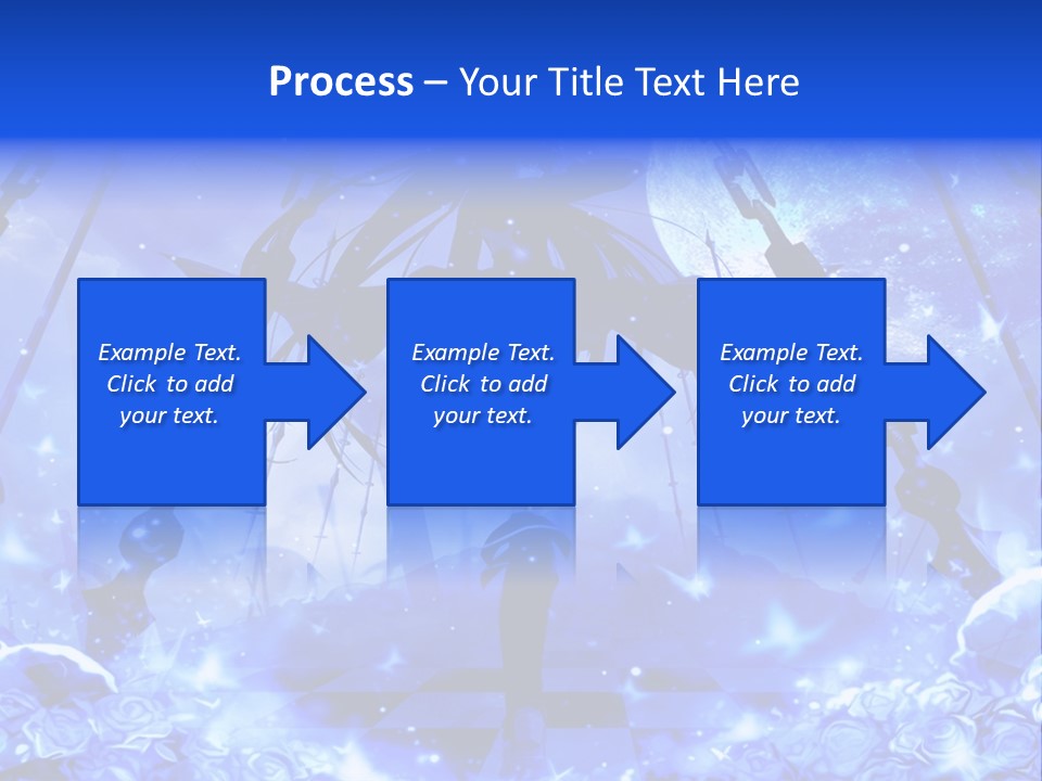 A Powerpoint Presentation With A Blue Background PowerPoint Template