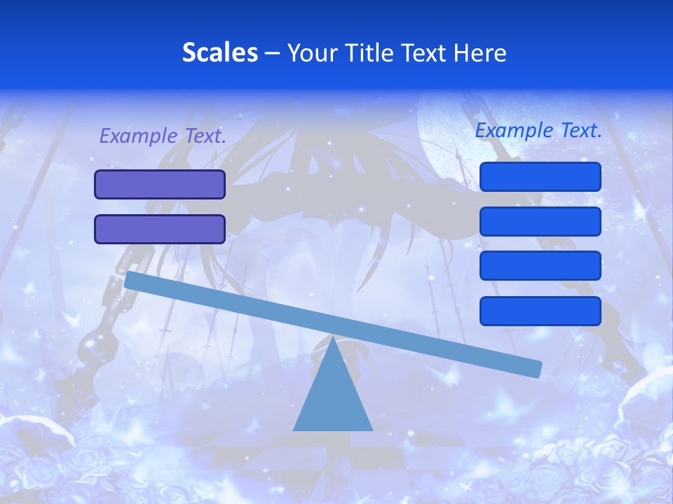 A Powerpoint Presentation With A Blue Background PowerPoint Template