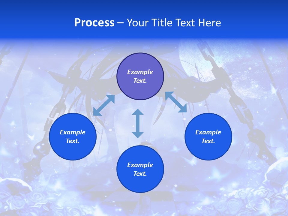 A Powerpoint Presentation With A Blue Background PowerPoint Template