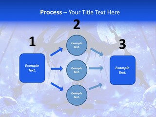 A Powerpoint Presentation With A Blue Background PowerPoint Template