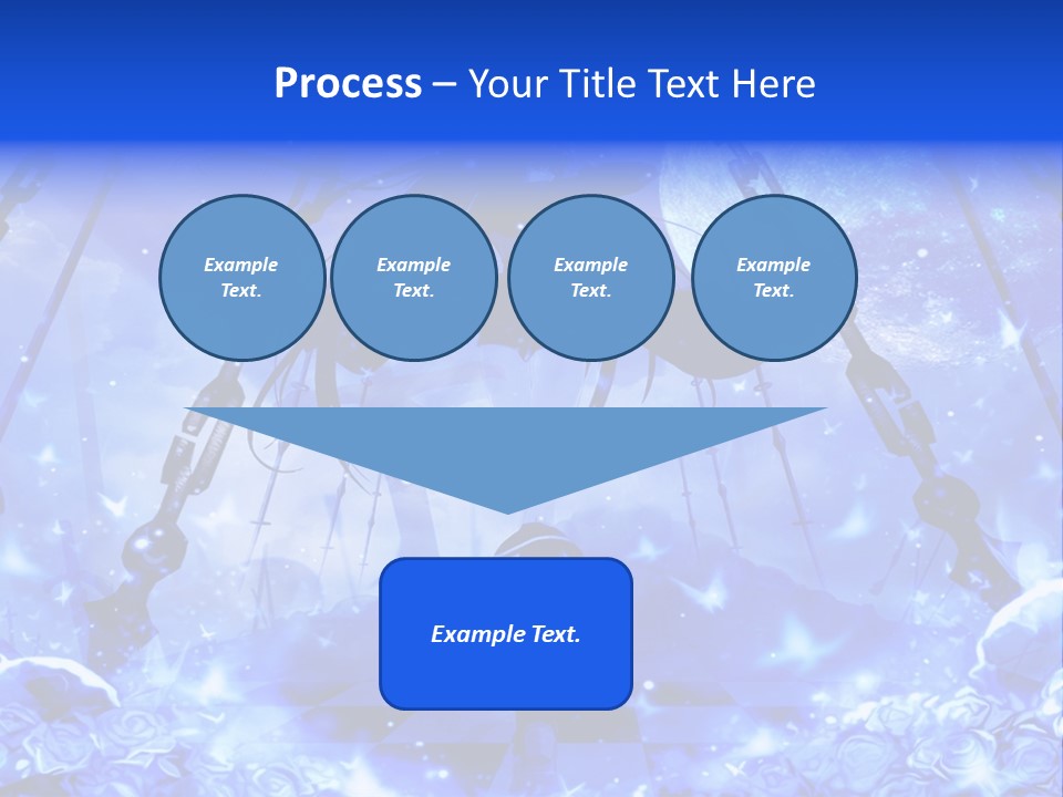 A Powerpoint Presentation With A Blue Background PowerPoint Template