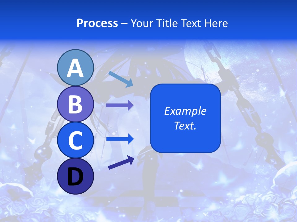 A Powerpoint Presentation With A Blue Background PowerPoint Template