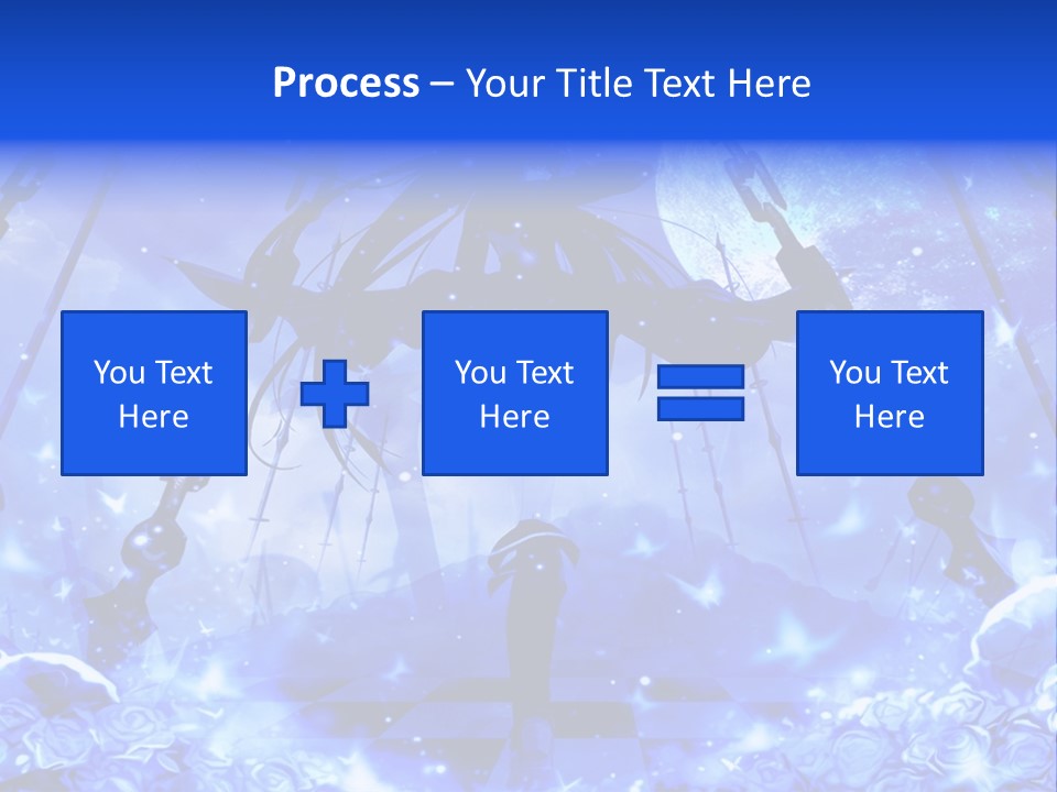 A Powerpoint Presentation With A Blue Background PowerPoint Template