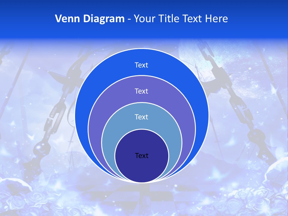 A Powerpoint Presentation With A Blue Background PowerPoint Template