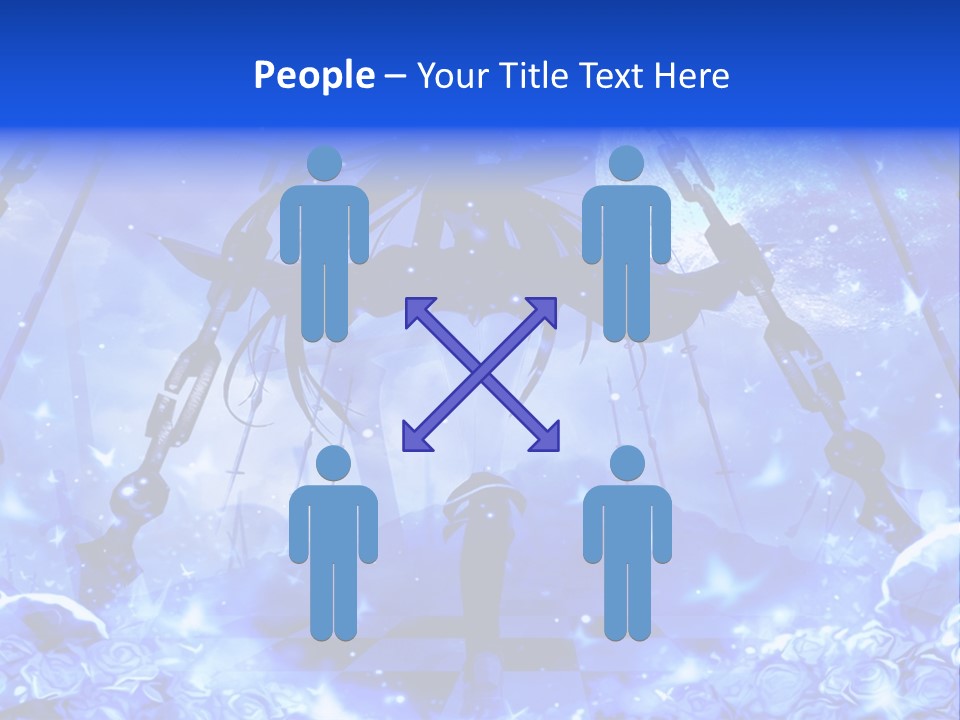 A Powerpoint Presentation With A Blue Background PowerPoint Template