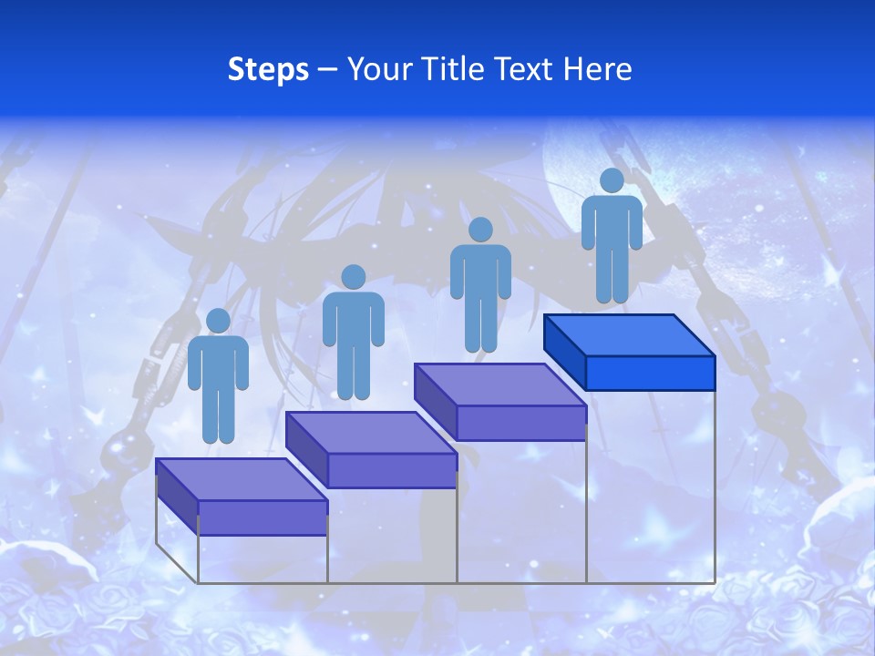 A Powerpoint Presentation With A Blue Background PowerPoint Template