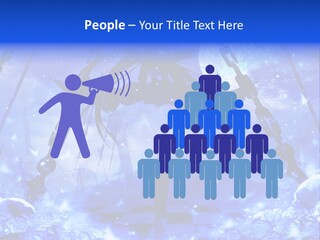 A Powerpoint Presentation With A Blue Background PowerPoint Template