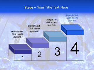 A Powerpoint Presentation With A Blue Background PowerPoint Template