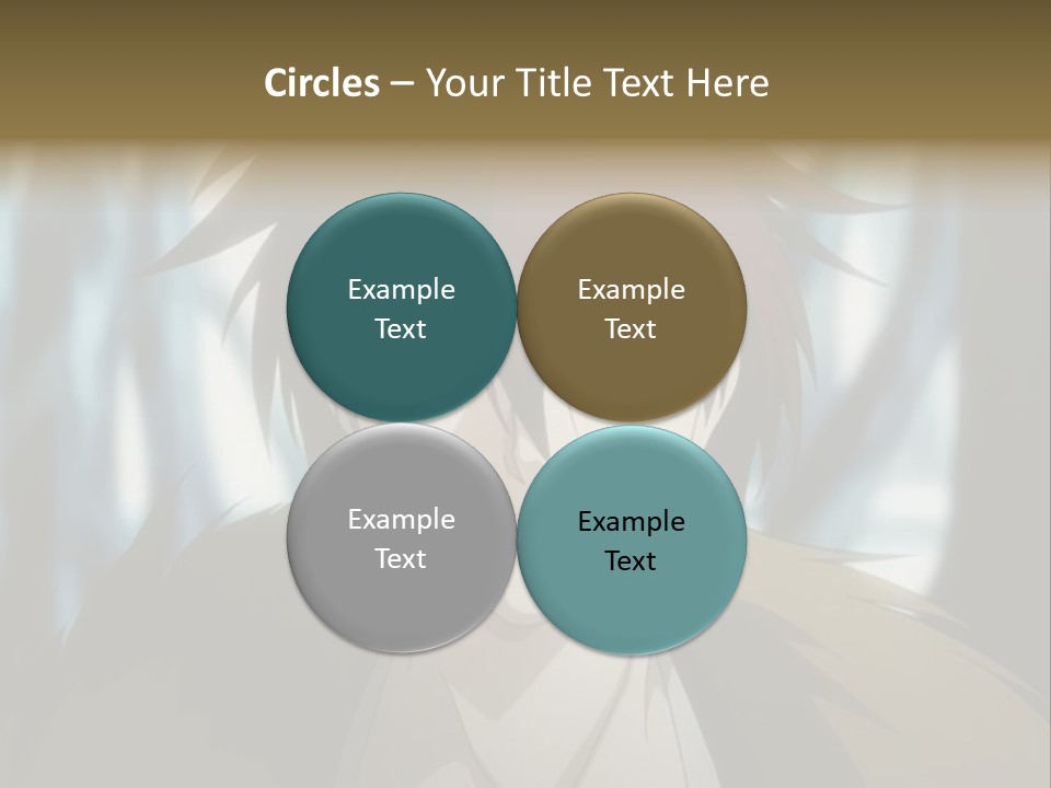 A Man With Red Hair Standing In Front Of A Forest PowerPoint Template