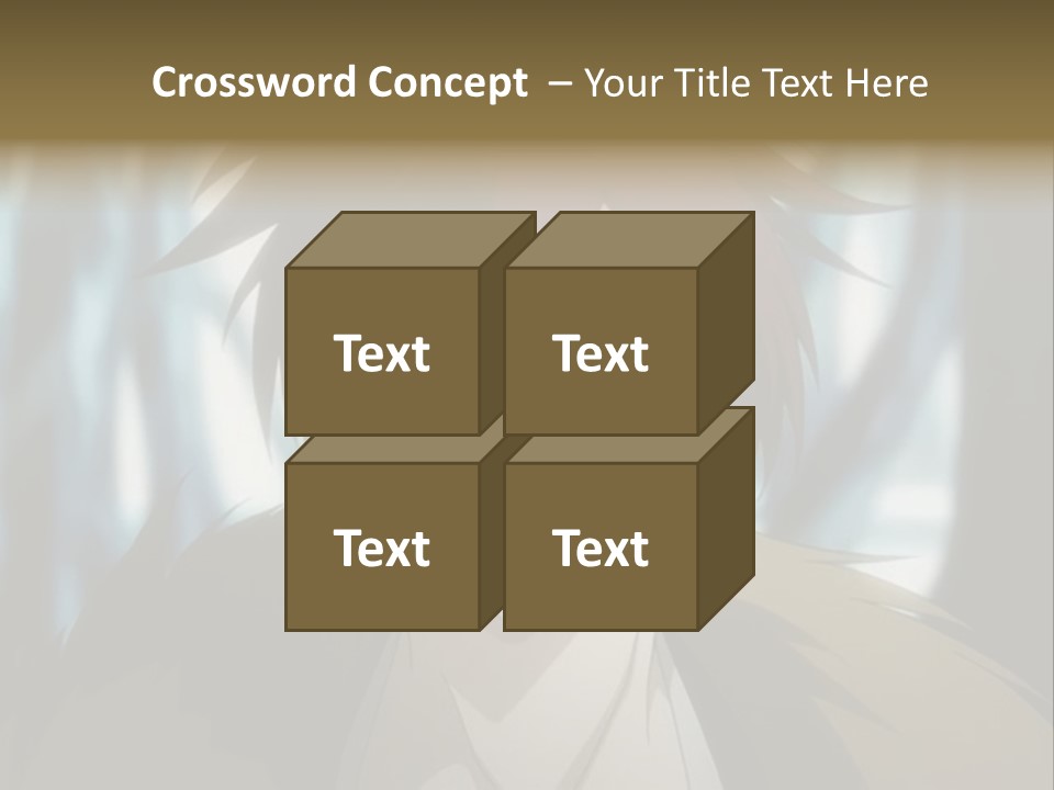 A Man With Red Hair Standing In Front Of A Forest PowerPoint Template