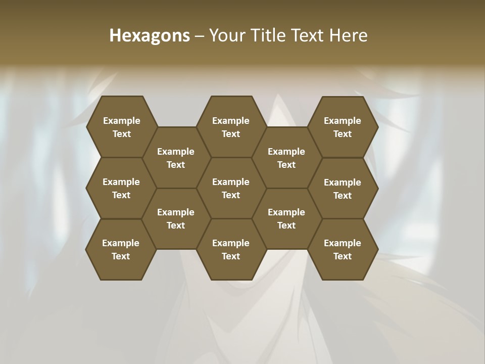 A Man With Red Hair Standing In Front Of A Forest PowerPoint Template