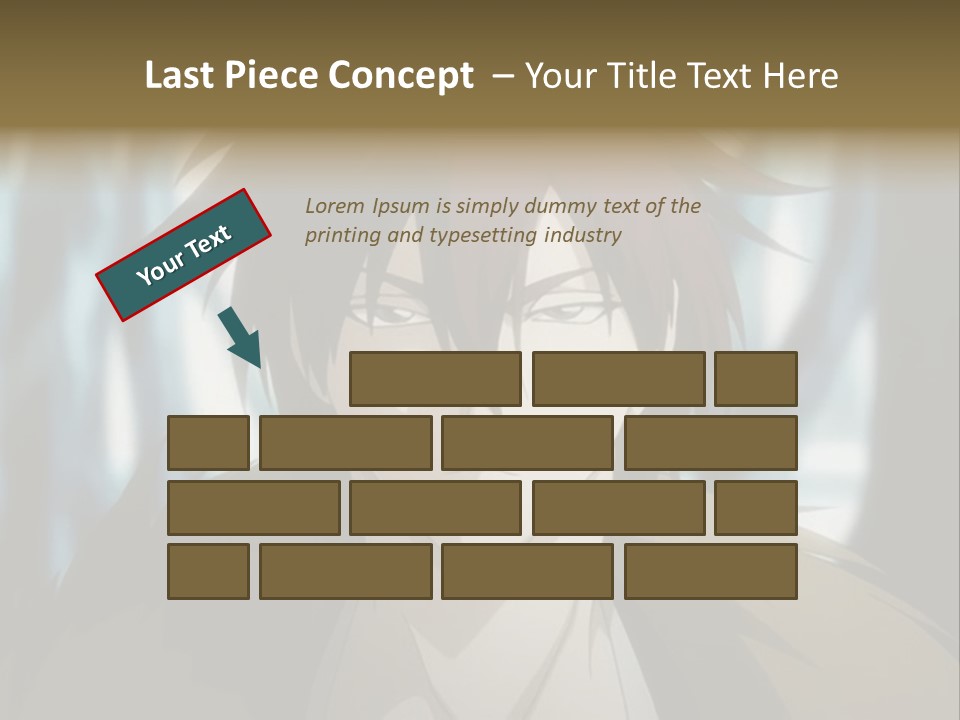 A Man With Red Hair Standing In Front Of A Forest PowerPoint Template