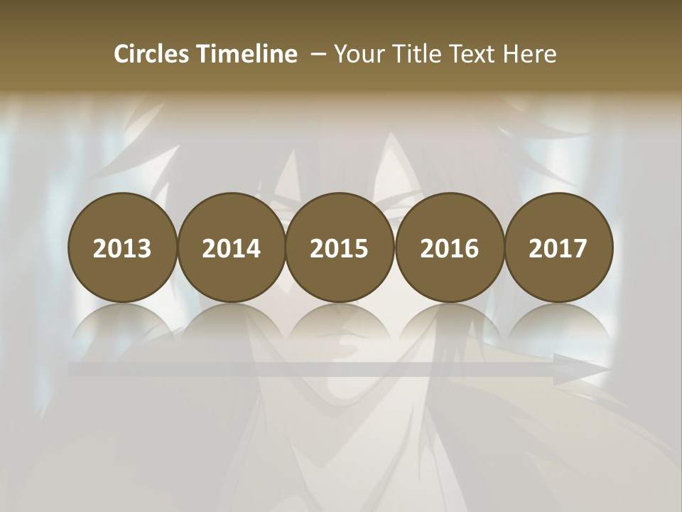 A Man With Red Hair Standing In Front Of A Forest PowerPoint Template