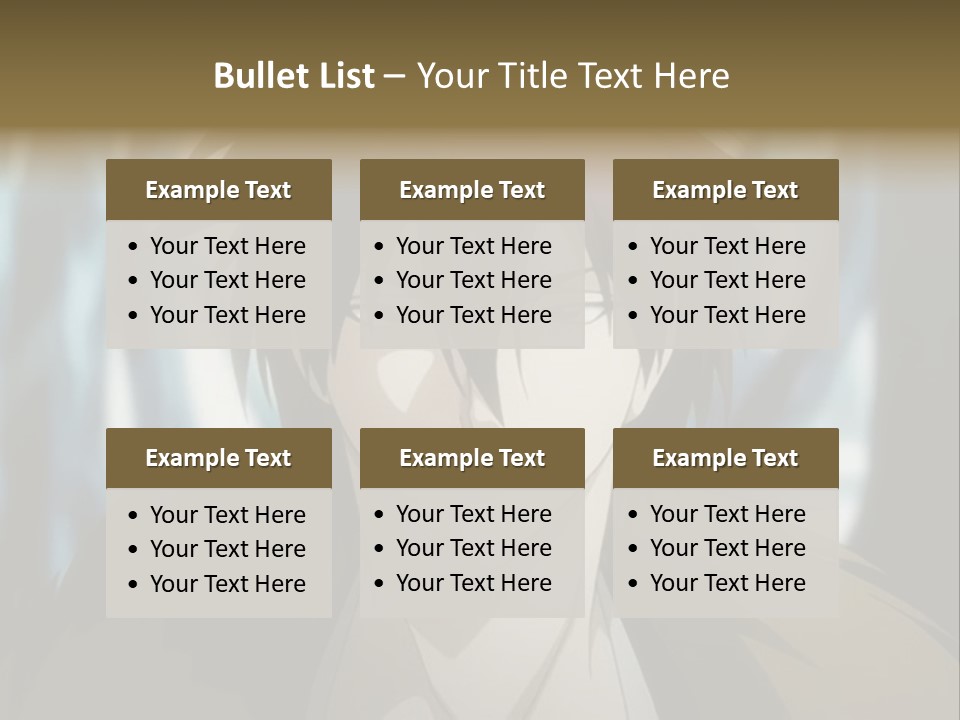 A Man With Red Hair Standing In Front Of A Forest PowerPoint Template