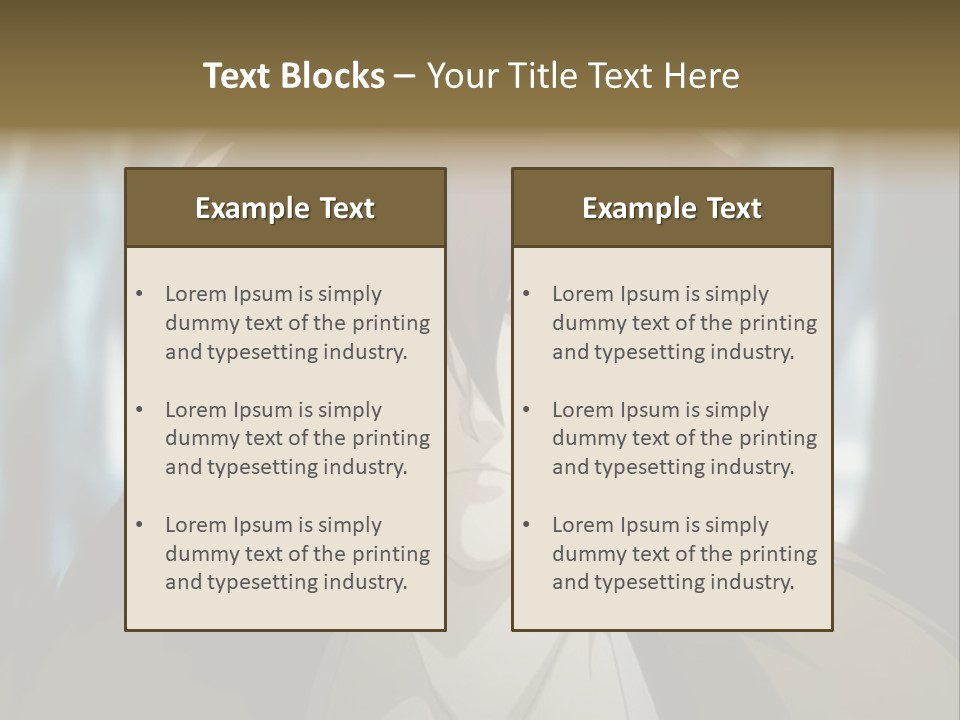 A Man With Red Hair Standing In Front Of A Forest PowerPoint Template