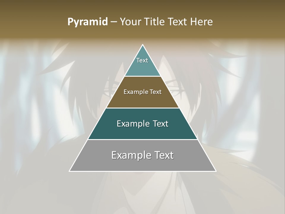 A Man With Red Hair Standing In Front Of A Forest PowerPoint Template