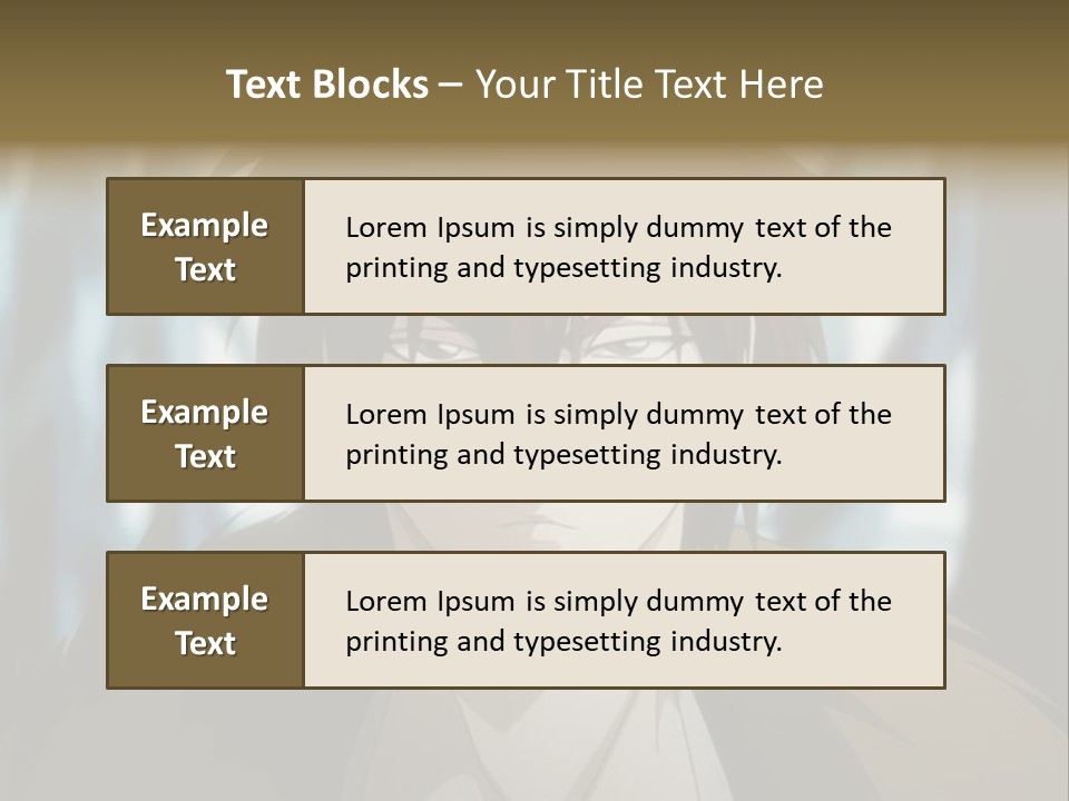 A Man With Red Hair Standing In Front Of A Forest PowerPoint Template