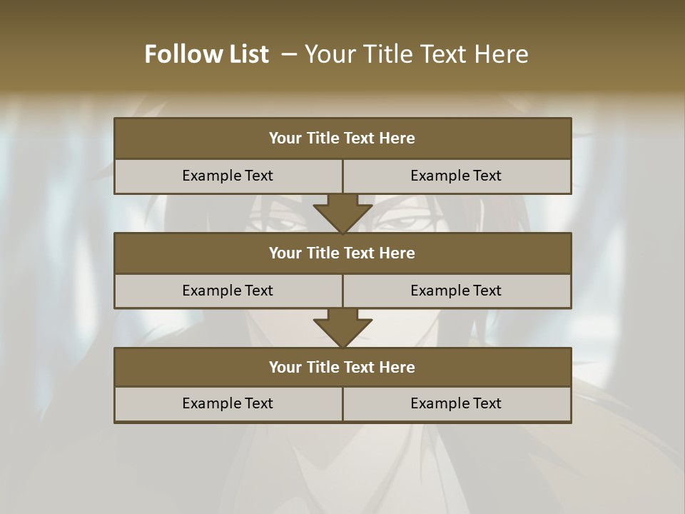 A Man With Red Hair Standing In Front Of A Forest PowerPoint Template