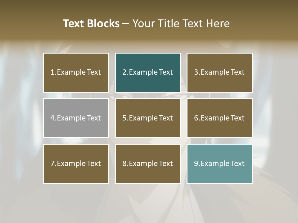 A Man With Red Hair Standing In Front Of A Forest PowerPoint Template