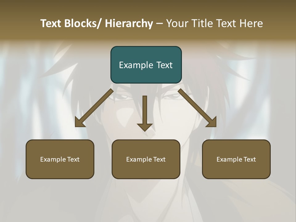 A Man With Red Hair Standing In Front Of A Forest PowerPoint Template