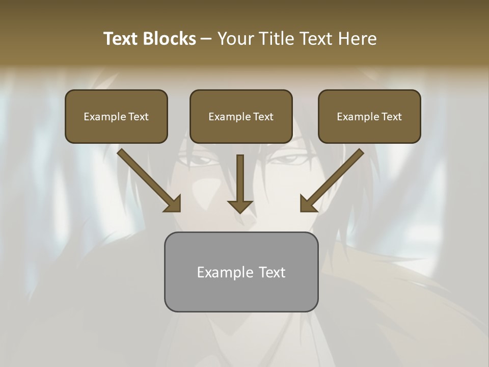 A Man With Red Hair Standing In Front Of A Forest PowerPoint Template