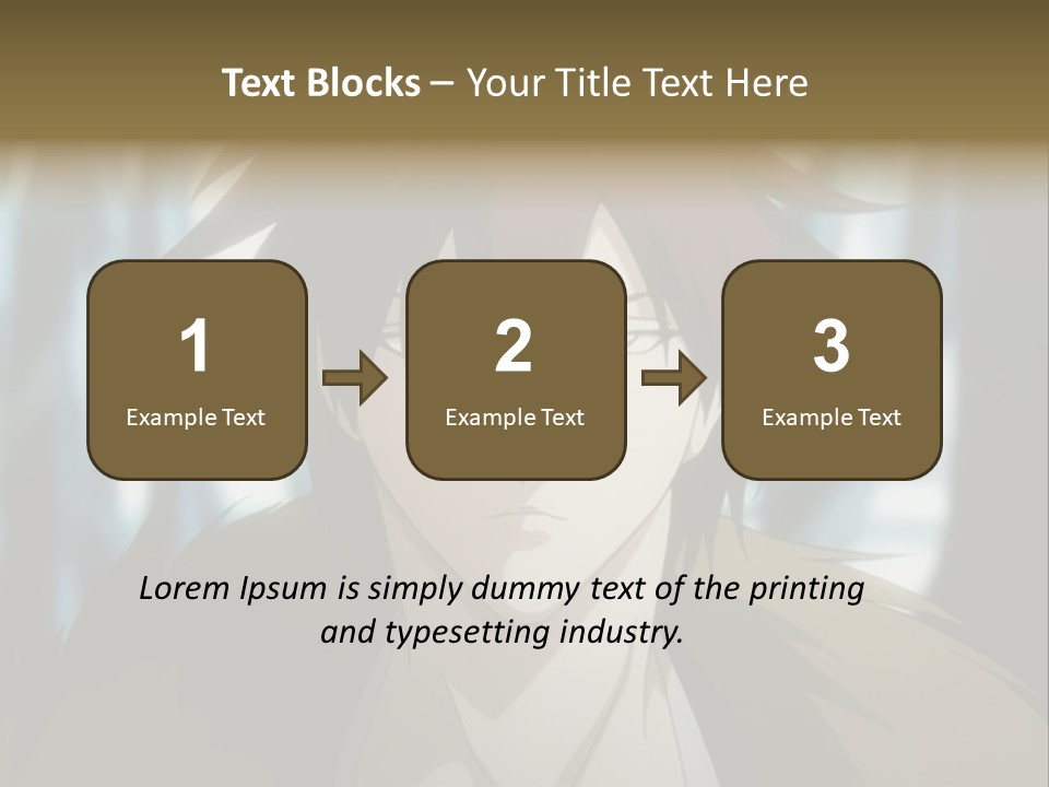 A Man With Red Hair Standing In Front Of A Forest PowerPoint Template