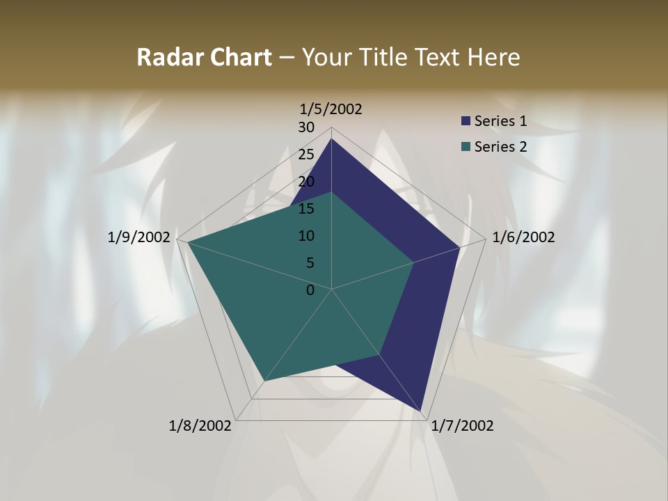 A Man With Red Hair Standing In Front Of A Forest PowerPoint Template