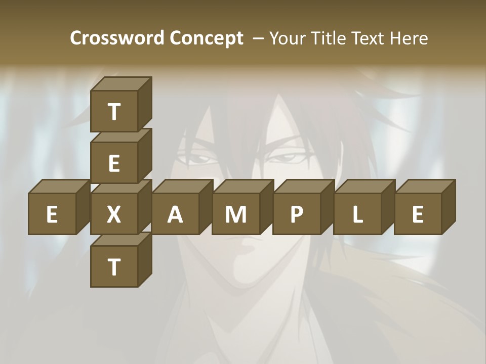 A Man With Red Hair Standing In Front Of A Forest PowerPoint Template