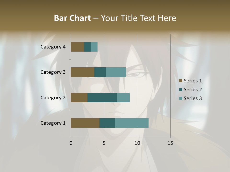 A Man With Red Hair Standing In Front Of A Forest PowerPoint Template