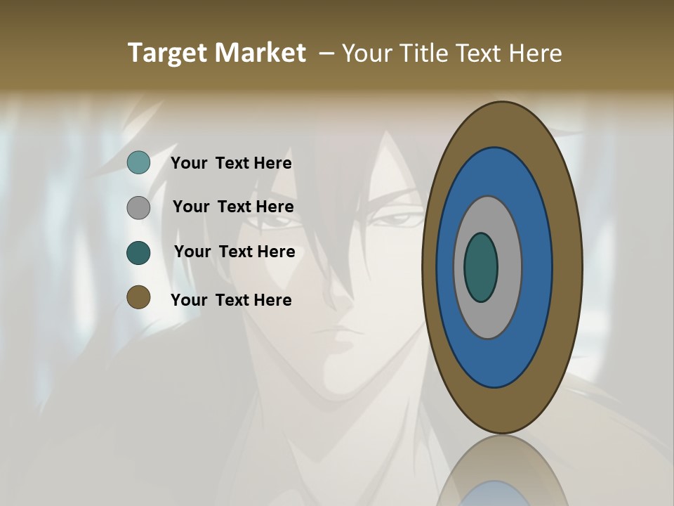 A Man With Red Hair Standing In Front Of A Forest PowerPoint Template