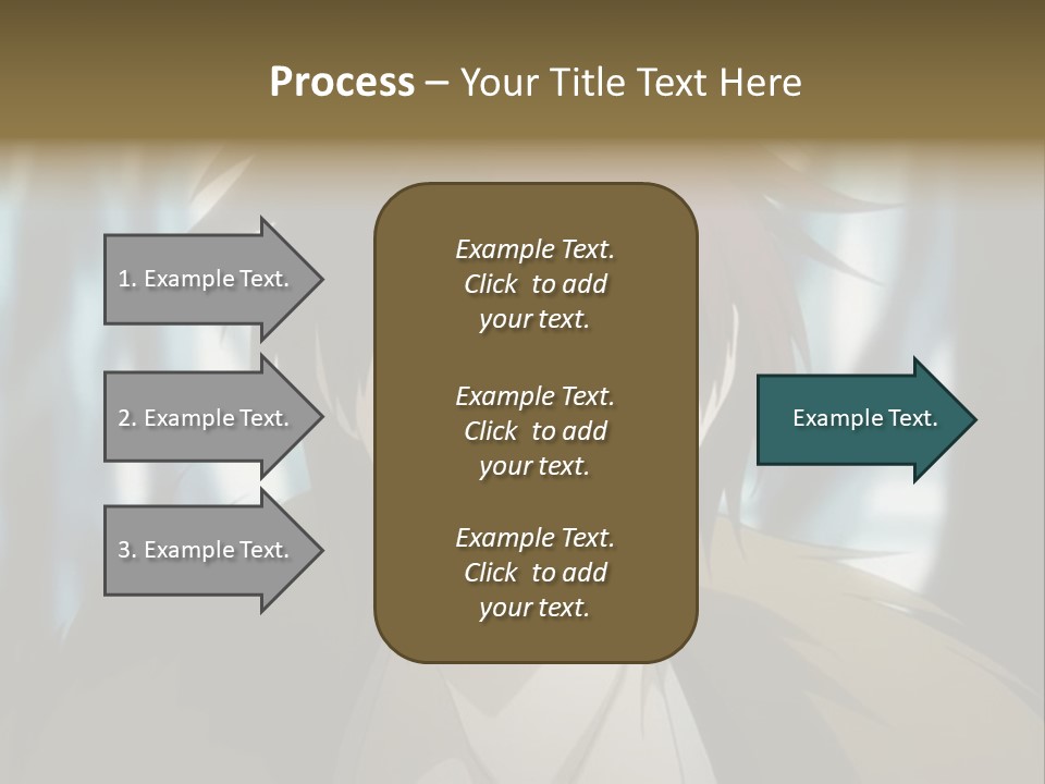 A Man With Red Hair Standing In Front Of A Forest PowerPoint Template