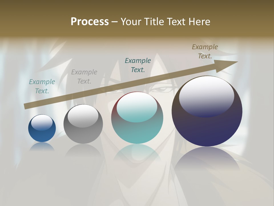 A Man With Red Hair Standing In Front Of A Forest PowerPoint Template