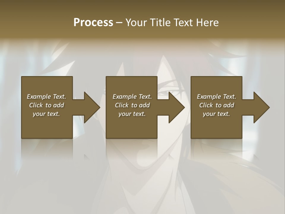 A Man With Red Hair Standing In Front Of A Forest PowerPoint Template