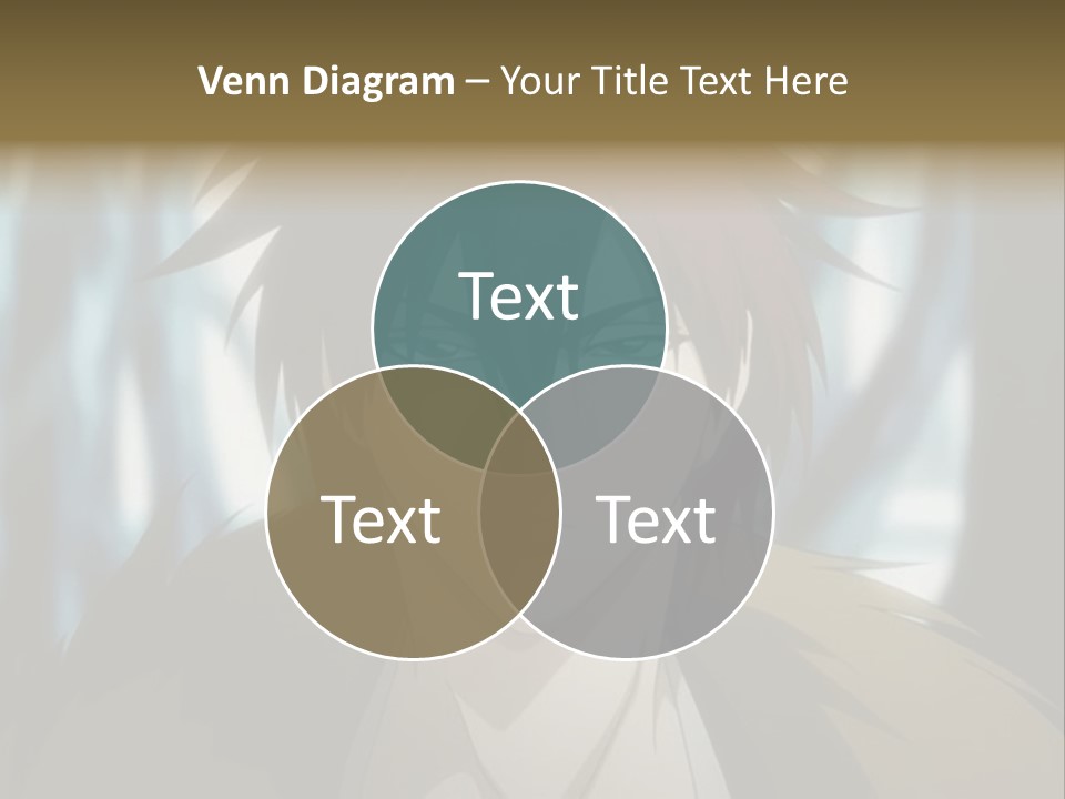 A Man With Red Hair Standing In Front Of A Forest PowerPoint Template