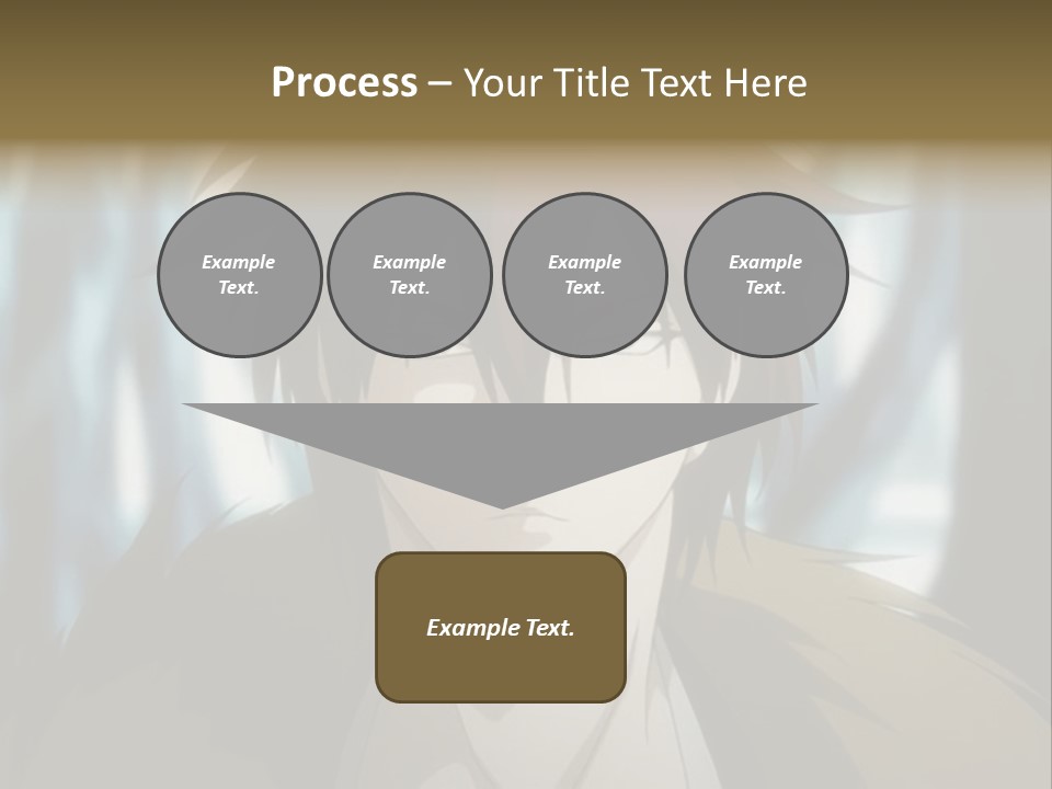 A Man With Red Hair Standing In Front Of A Forest PowerPoint Template