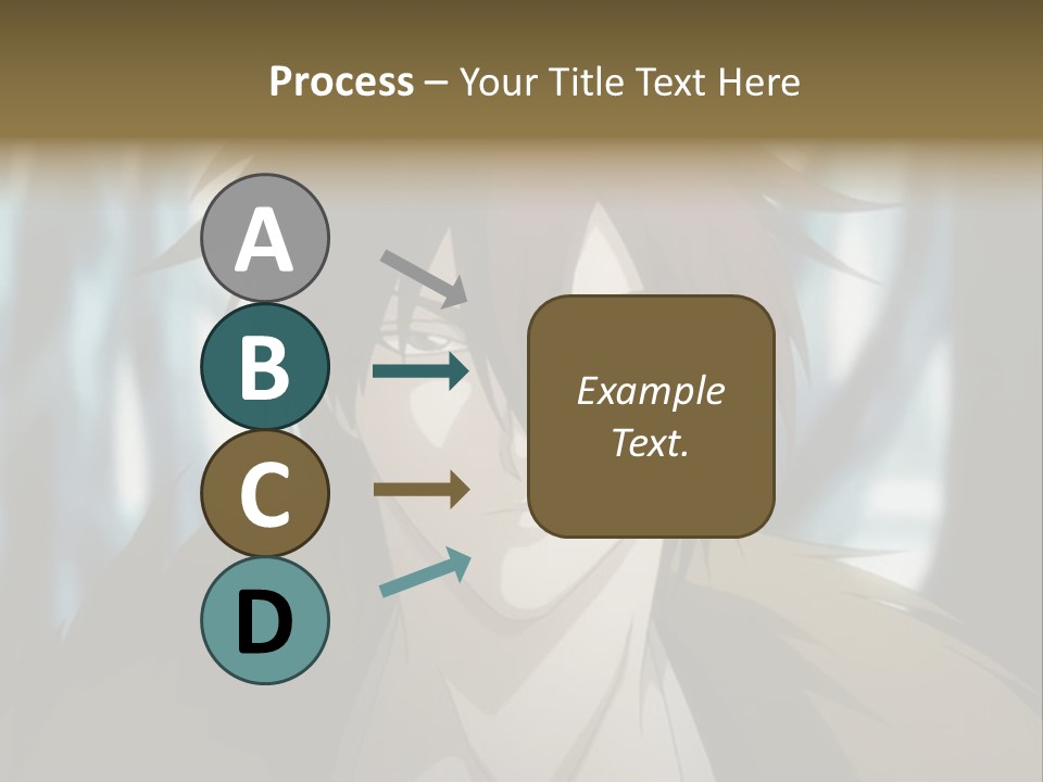 A Man With Red Hair Standing In Front Of A Forest PowerPoint Template